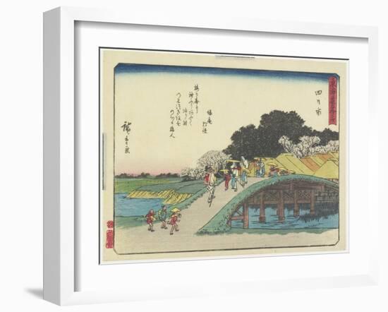 Yokkaichi, 1837-1844-Utagawa Hiroshige-Framed Giclee Print