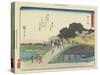 Yokkaichi, 1837-1844-Utagawa Hiroshige-Stretched Canvas