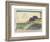 Yokkaichi, 1837-1844-Utagawa Hiroshige-Framed Giclee Print