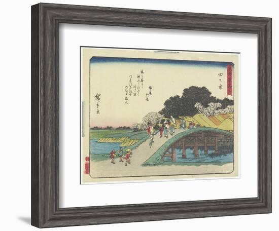 Yokkaichi, 1837-1844-Utagawa Hiroshige-Framed Giclee Print