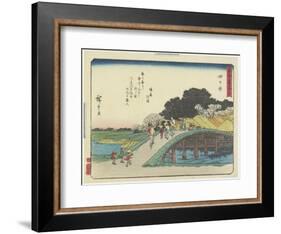 Yokkaichi, 1837-1844-Utagawa Hiroshige-Framed Giclee Print