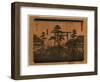 Yokkaichi-Utagawa Hiroshige-Framed Giclee Print