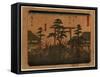 Yokkaichi-Utagawa Hiroshige-Framed Stretched Canvas