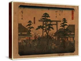 Yokkaichi-Utagawa Hiroshige-Stretched Canvas