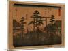 Yokkaichi-Utagawa Hiroshige-Mounted Giclee Print