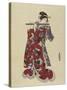 Yokobue, Seven Hole Chinese Flute-Utagawa Toyokuni-Stretched Canvas