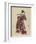 Yokobue, Seven Hole Chinese Flute-Utagawa Toyokuni-Framed Giclee Print