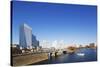 Yokohama Bay and Skyline, Yokohama, Honshu, Japan, Asia-Christian Kober-Stretched Canvas