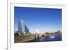 Yokohama Bay and Skyline, Yokohama, Honshu, Japan, Asia-Christian Kober-Framed Photographic Print