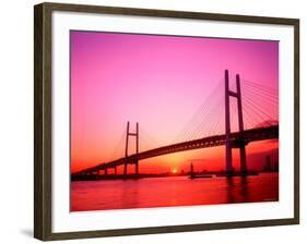 Yokohama Bay Bridge-null-Framed Photographic Print