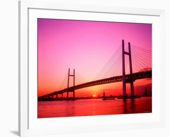 Yokohama Bay Bridge-null-Framed Photographic Print