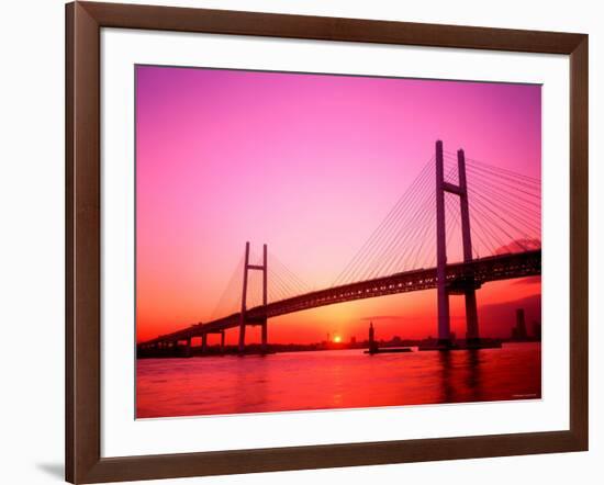 Yokohama Bay Bridge-null-Framed Photographic Print