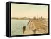 Yokohama Bay (Japan)-Felice Beato-Framed Stretched Canvas