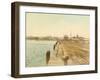 Yokohama Bay (Japan)-Felice Beato-Framed Photographic Print