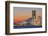 Yokohama City over the Mt. Fuji-Torsakarin-Framed Photographic Print