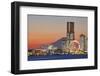 Yokohama City over the Mt. Fuji-Torsakarin-Framed Photographic Print