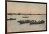 Yokohama Harbour, Japan, C1918-null-Framed Giclee Print