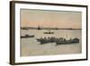 Yokohama Harbour, Japan, C1918-null-Framed Giclee Print