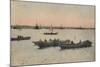 Yokohama Harbour, Japan, C1918-null-Mounted Giclee Print