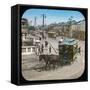 Yokohama (Japan), Horse-Drawn Streetcar, 1900-1905-Leon, Levy et Fils-Framed Stretched Canvas