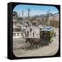 Yokohama (Japan), Horse-Drawn Streetcar, 1900-1905-Leon, Levy et Fils-Framed Stretched Canvas