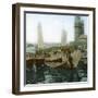 Yokohama (Japan), Lighthouse by the Sea, 1900-1905-Leon, Levy et Fils-Framed Photographic Print