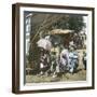 Yokohama (Japan), the Market During a Holiday, 1900-1905-Leon, Levy et Fils-Framed Photographic Print