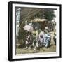 Yokohama (Japan), the Market During a Holiday, 1900-1905-Leon, Levy et Fils-Framed Photographic Print