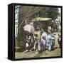 Yokohama (Japan), the Market During a Holiday, 1900-1905-Leon, Levy et Fils-Framed Stretched Canvas