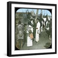 Yokohama (Japan), View of Chojabasti, 1900-1905-Leon, Levy et Fils-Framed Photographic Print