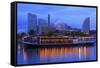 Yokohama skyline, Honshu Island, Japan, Asia-Richard Cummins-Framed Stretched Canvas