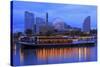 Yokohama skyline, Honshu Island, Japan, Asia-Richard Cummins-Stretched Canvas