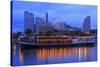 Yokohama skyline, Honshu Island, Japan, Asia-Richard Cummins-Stretched Canvas