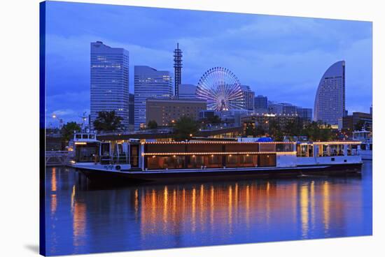 Yokohama skyline, Honshu Island, Japan, Asia-Richard Cummins-Stretched Canvas