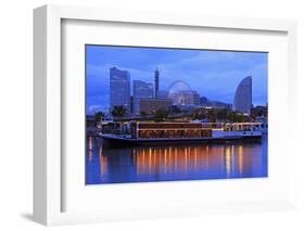 Yokohama skyline, Honshu Island, Japan, Asia-Richard Cummins-Framed Photographic Print