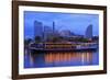 Yokohama skyline, Honshu Island, Japan, Asia-Richard Cummins-Framed Photographic Print