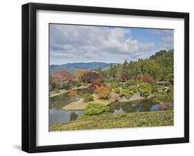 Yokuryuichi Pond, Shugakuin Imperial Villa, Kyoto, Japan-Rob Tilley-Framed Premium Photographic Print