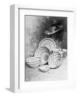 Yokuts Baskets-Edward S^ Curtis-Framed Giclee Print