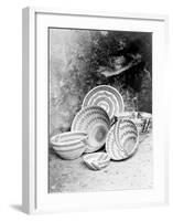 Yokuts Baskets-Edward S^ Curtis-Framed Giclee Print