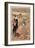 Yokyu-Hosoda Eishi-Framed Giclee Print