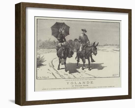 Yolande-William Heysham Overend-Framed Giclee Print