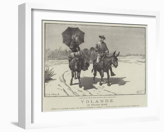 Yolande-William Heysham Overend-Framed Giclee Print