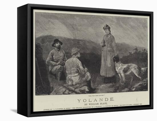 Yolande-William Heysham Overend-Framed Stretched Canvas