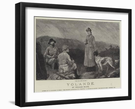 Yolande-William Heysham Overend-Framed Giclee Print