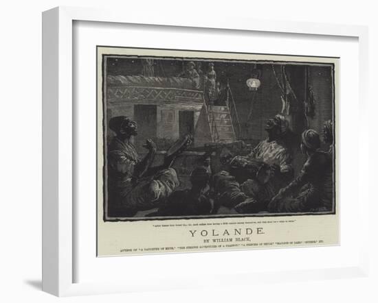 Yolande-William Heysham Overend-Framed Giclee Print