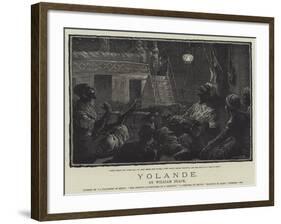 Yolande-William Heysham Overend-Framed Giclee Print