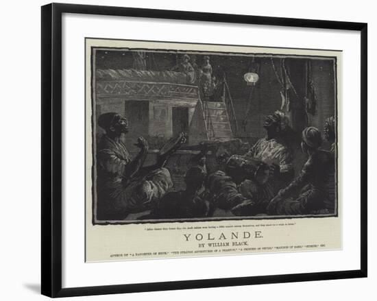 Yolande-William Heysham Overend-Framed Giclee Print