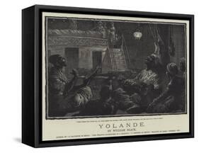 Yolande-William Heysham Overend-Framed Stretched Canvas