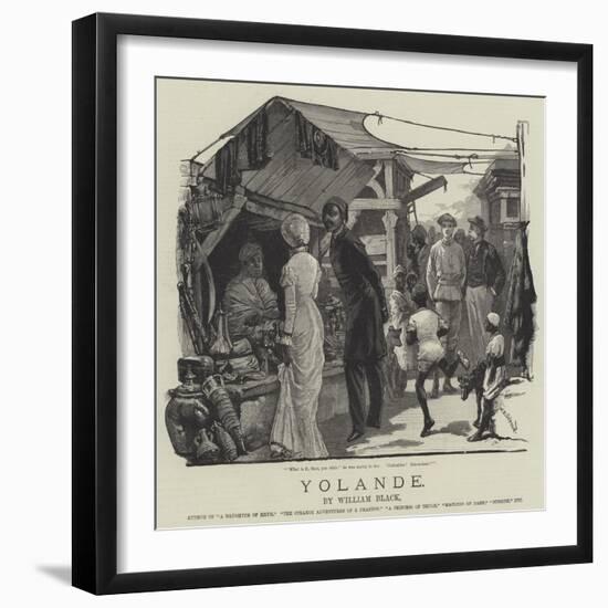 Yolande-William Heysham Overend-Framed Giclee Print