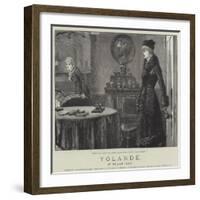 Yolande-William Heysham Overend-Framed Giclee Print